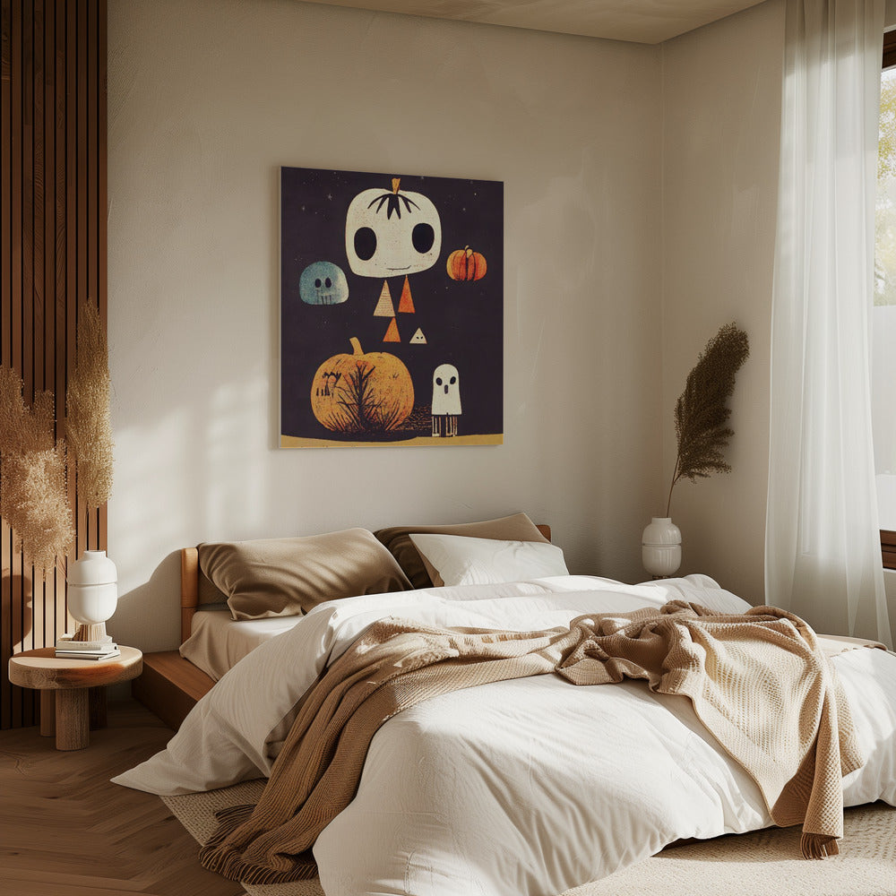 Grillige Spookverschijningen | Canvas