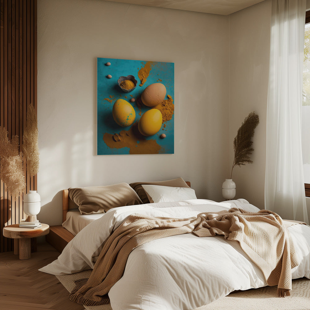 Gouden tint Mirage | Canvas
