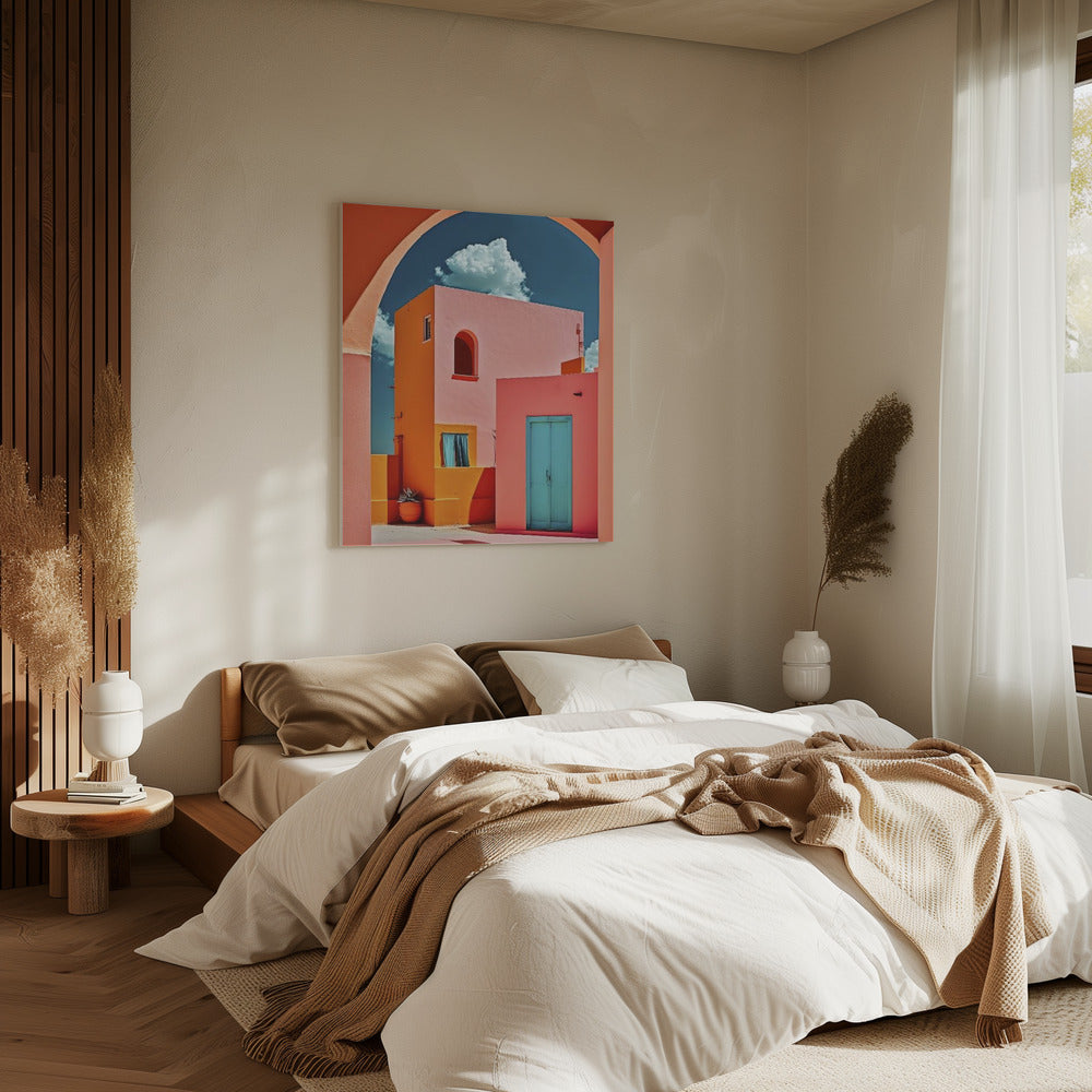 Levendige boogscène | Canvas