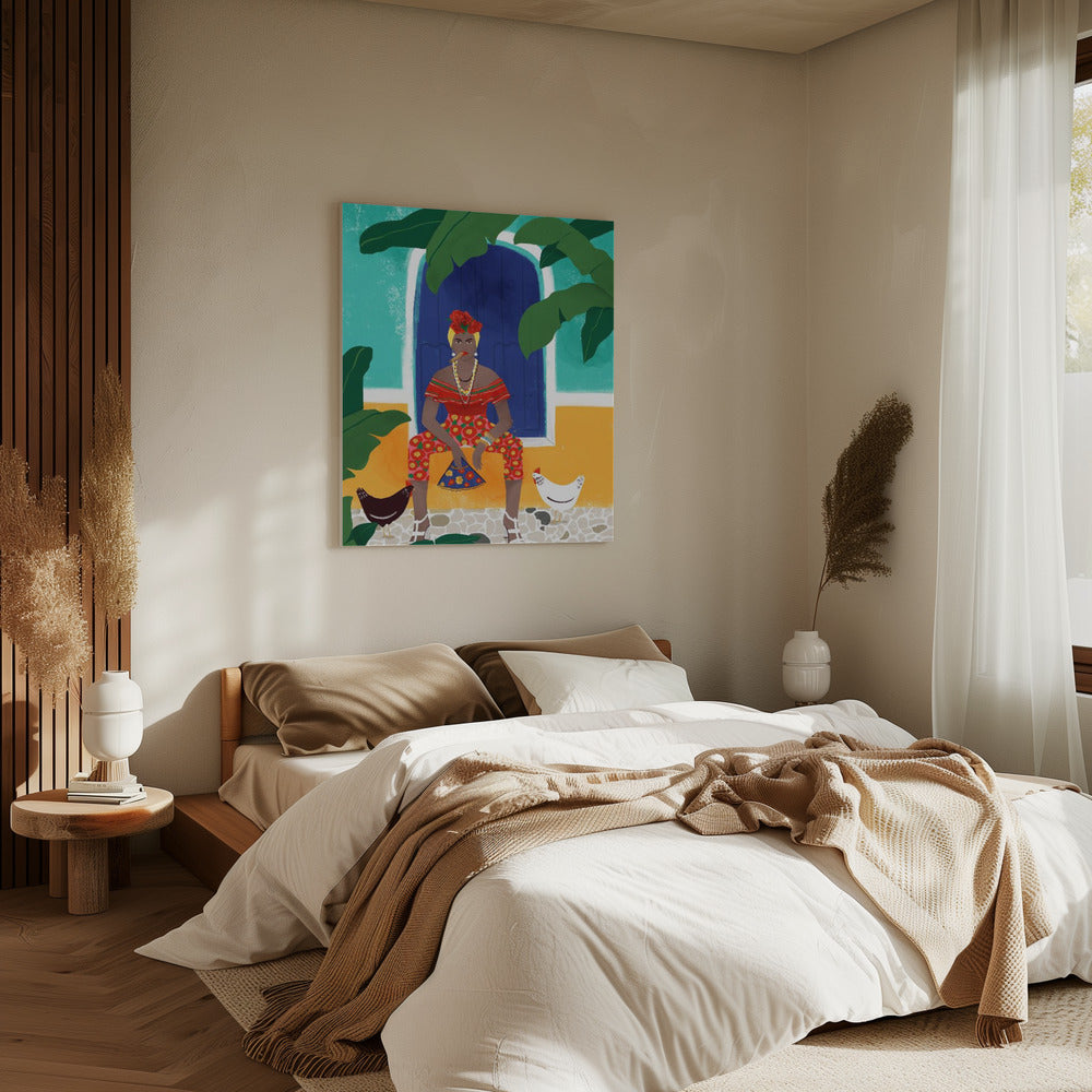 Vrouw aan de sigaret | Canvas