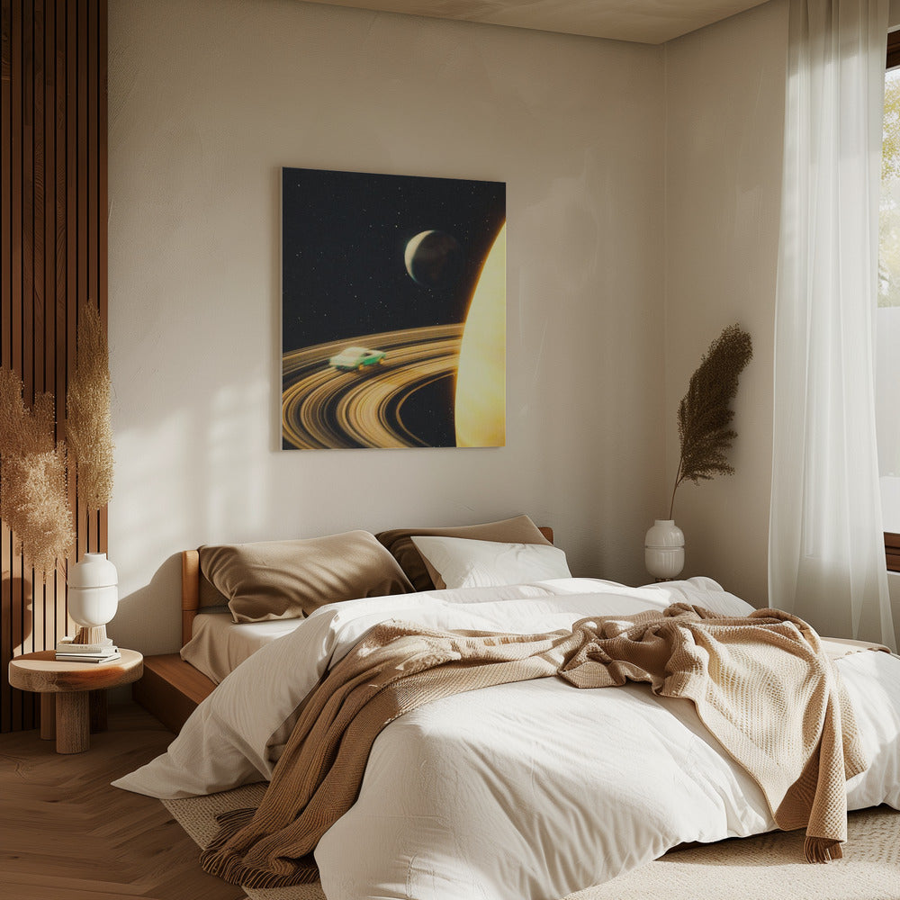 Saturnus Snelweg | Canvas