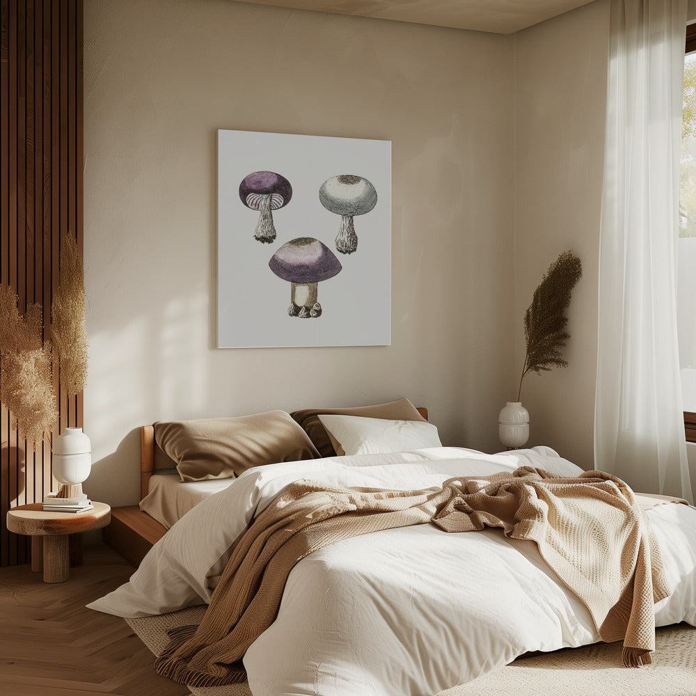 Handdauw Violet Webcap Paddenstoel | Canvas