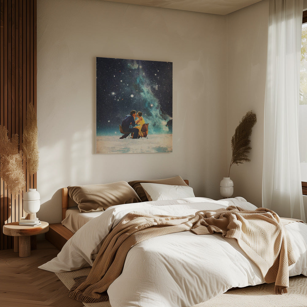 Ik neem je mee naar de sterren voor een tweede date | Canvas