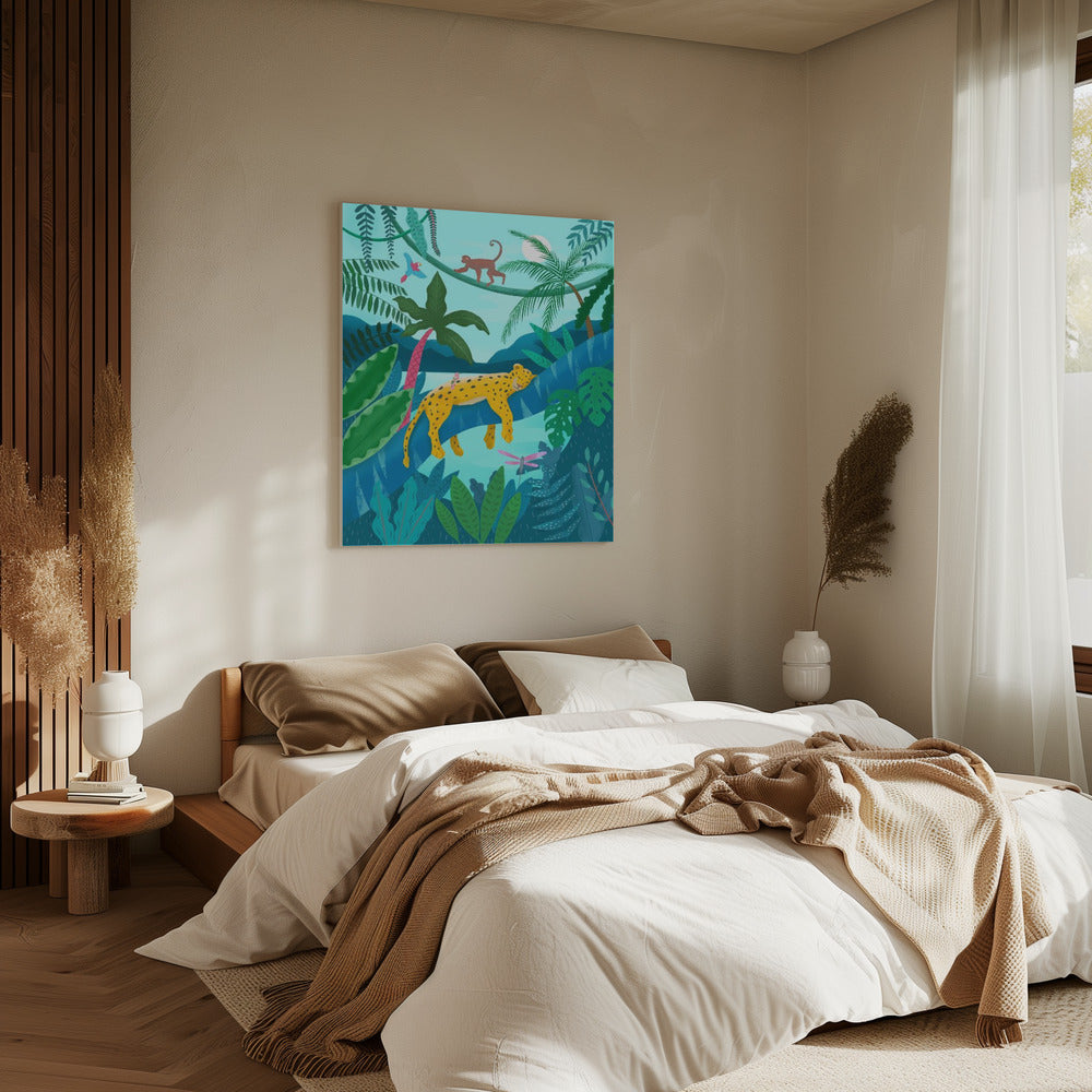 Jungle Luipaard | Canvas