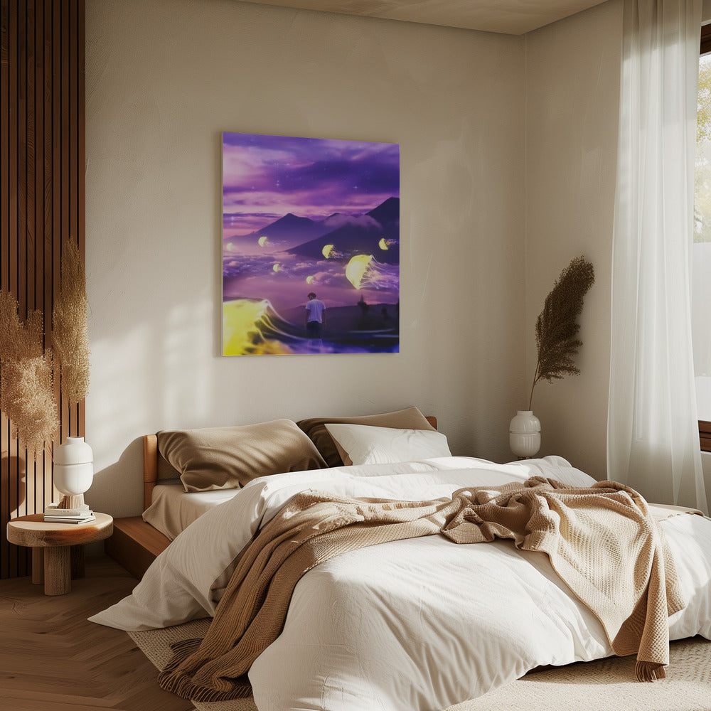 Jellyfish Mountain | Canvas