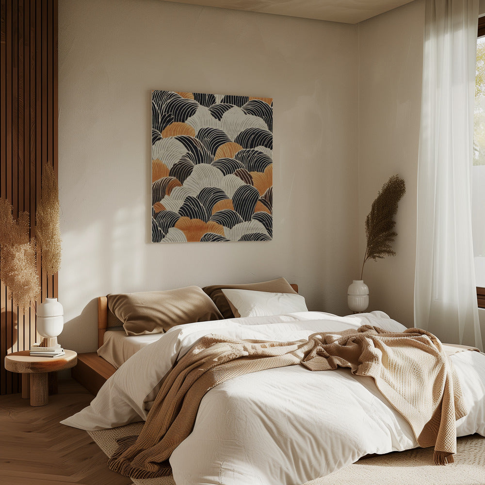 Vloeiende golven | Canvas