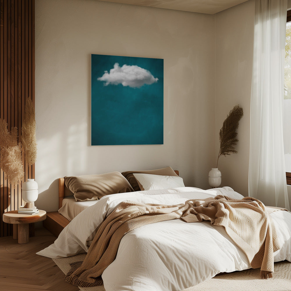 Teal Cloud nr. 1 | Canvas