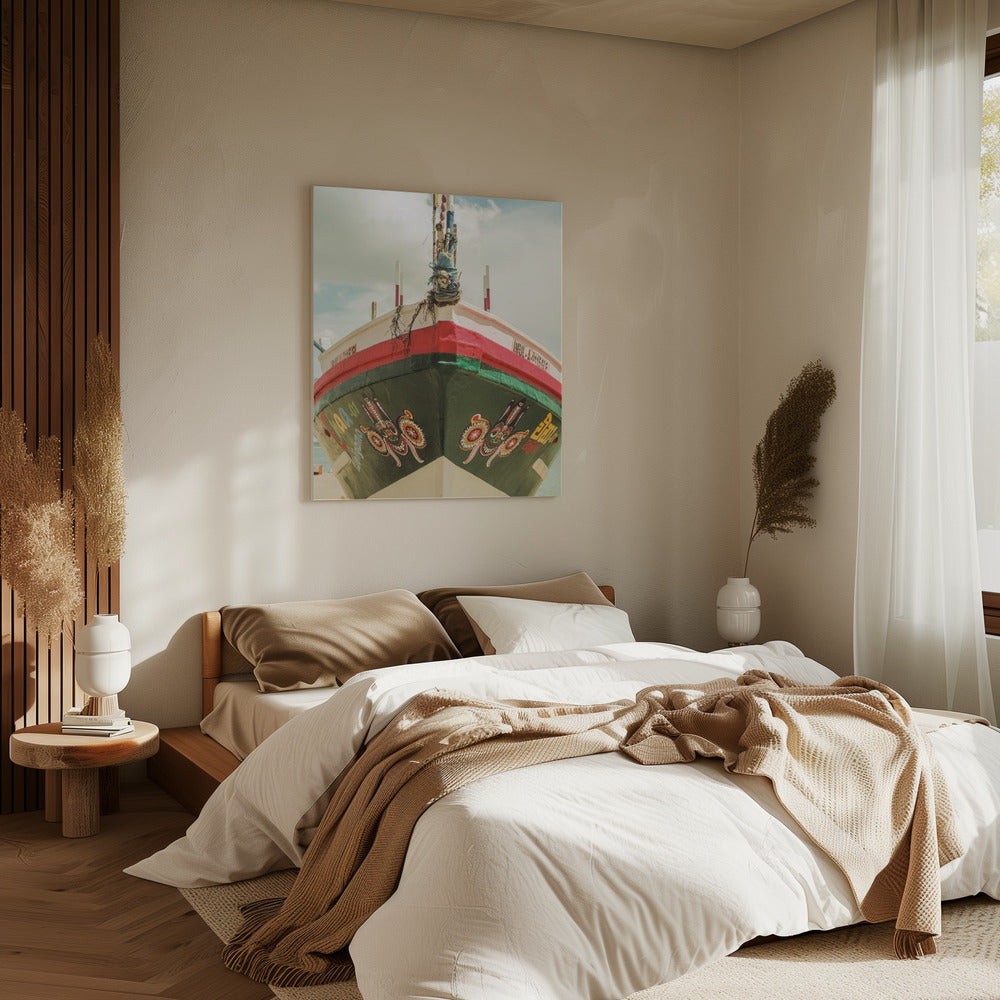 Levendige scheepsgevel | Canvas