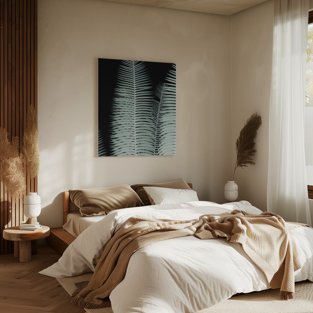 Zilveren Fronds Symfonie | Canvas