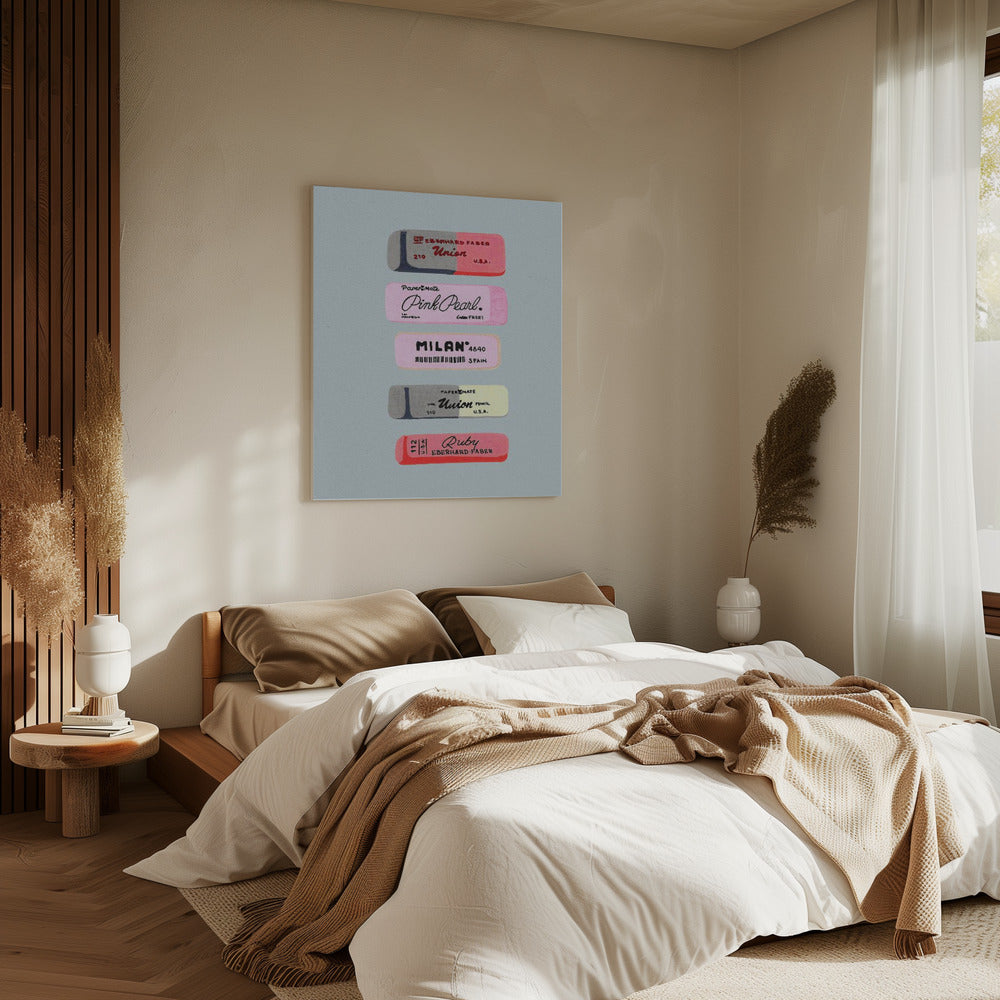 Erasers Art Print | Canvas