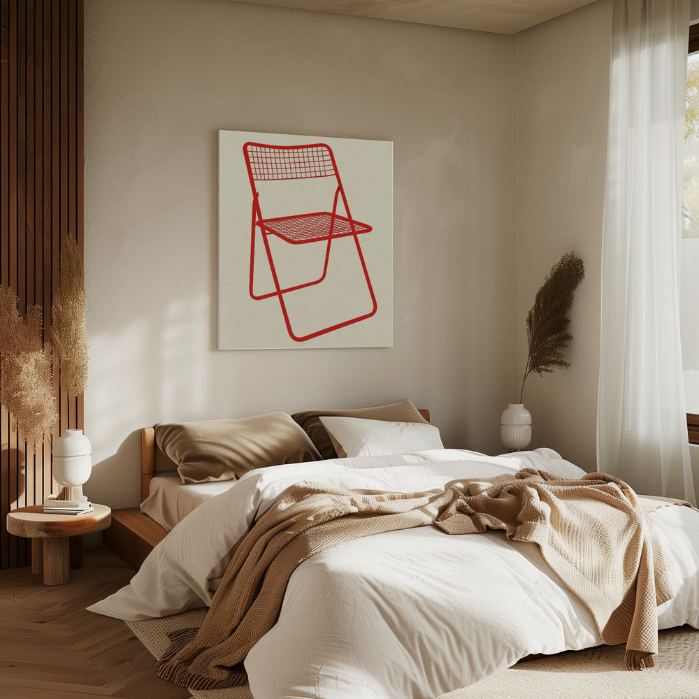 Ted Netstoel Rood | Canvas