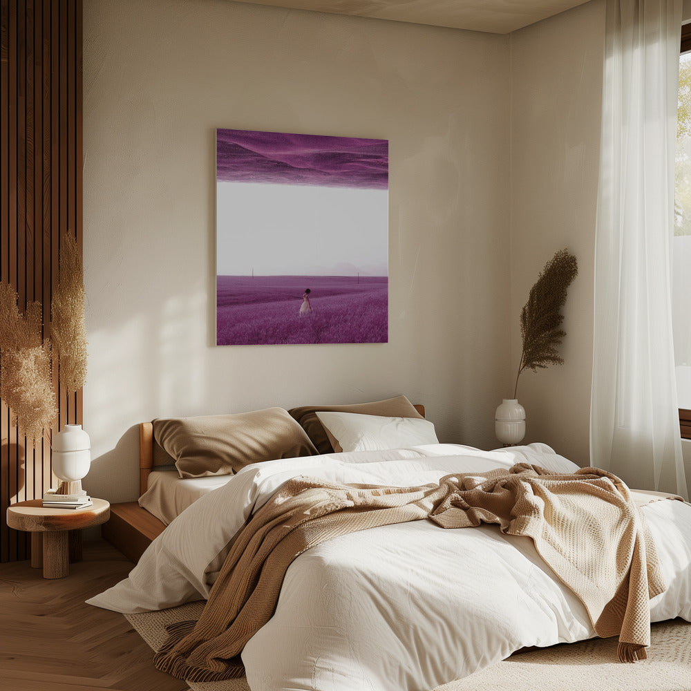 Paarse velden | Canvas