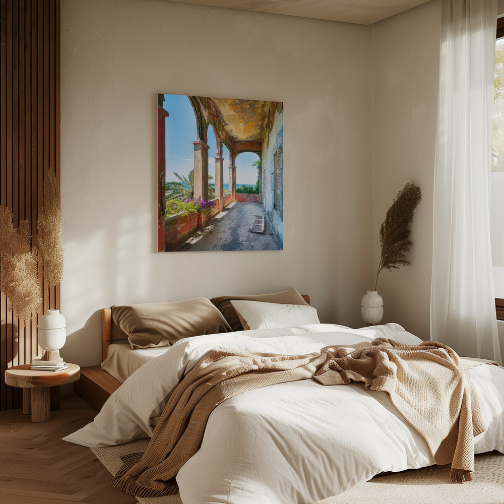 Tropisch balkon | Canvas