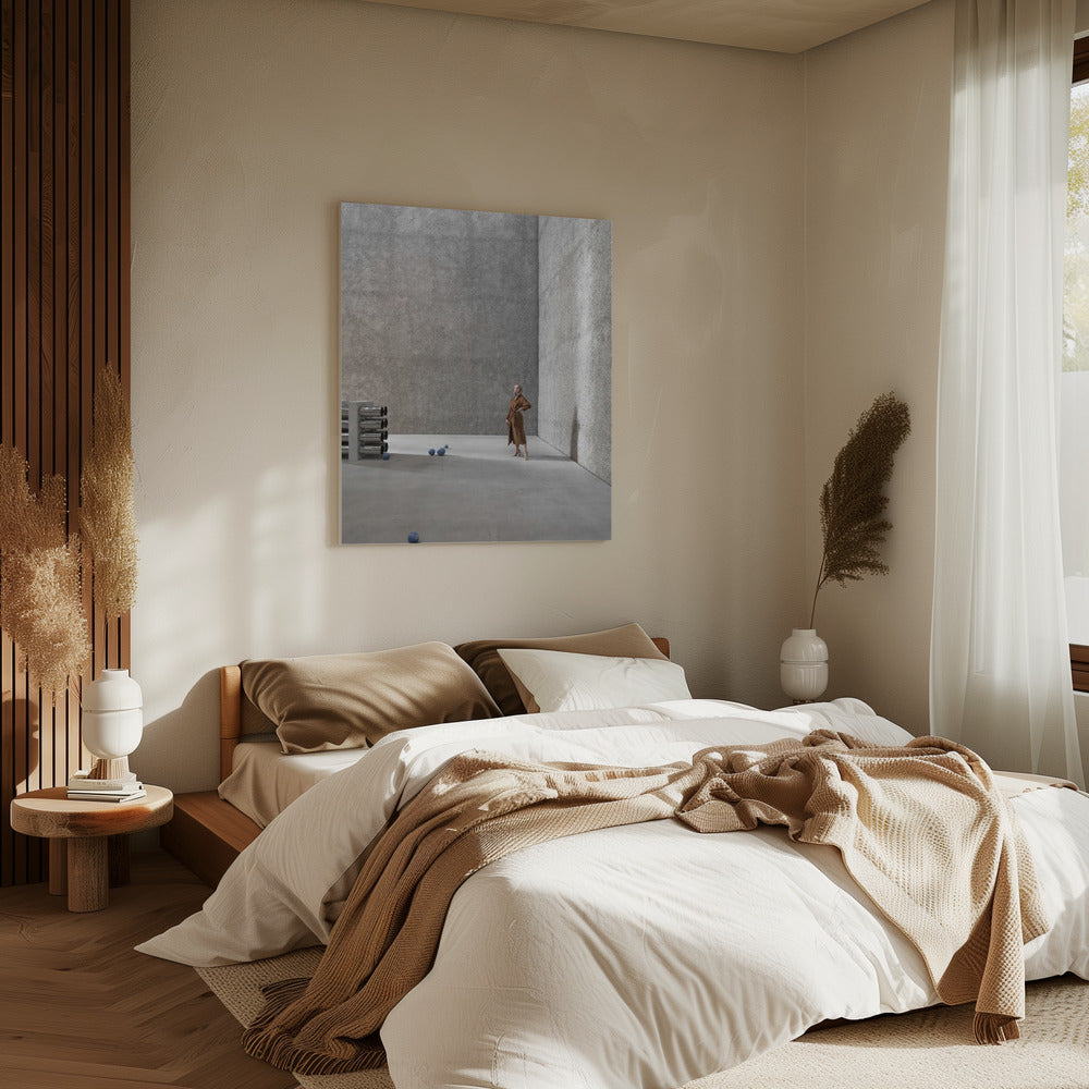 Poseren op beton | Canvas