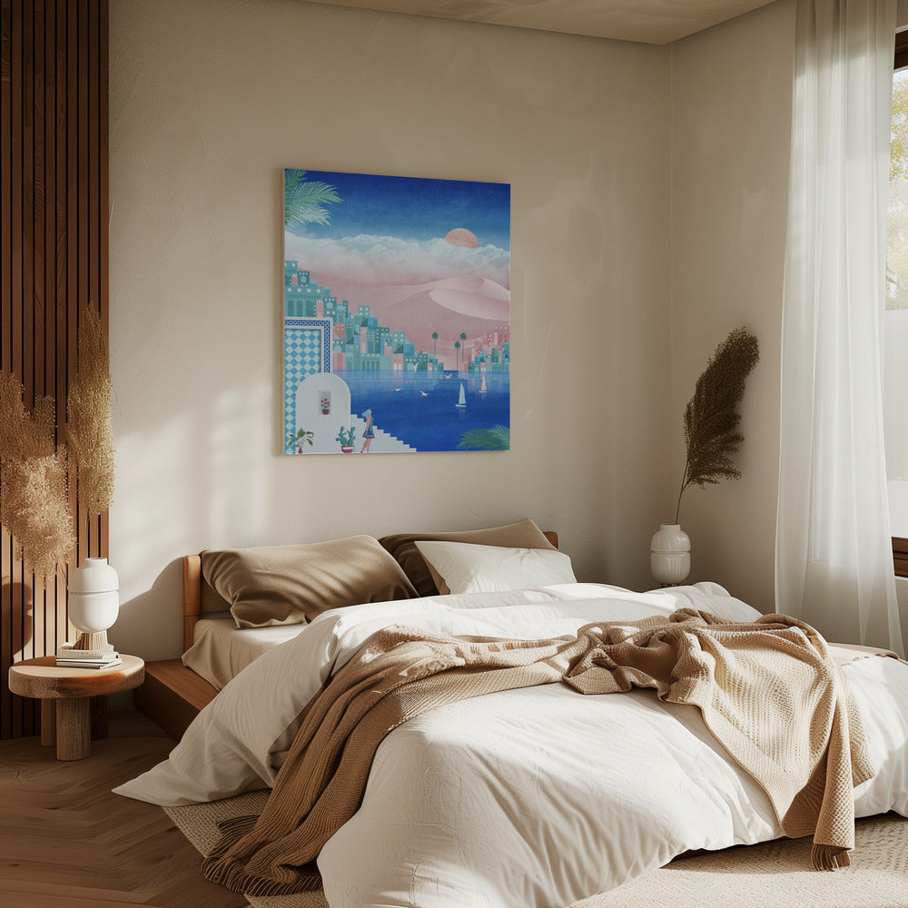Dromerige oase | Canvas