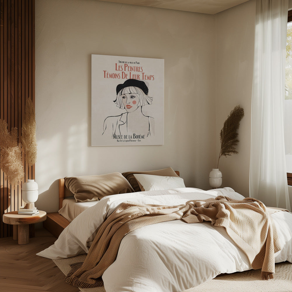Parijse muze | Canvas