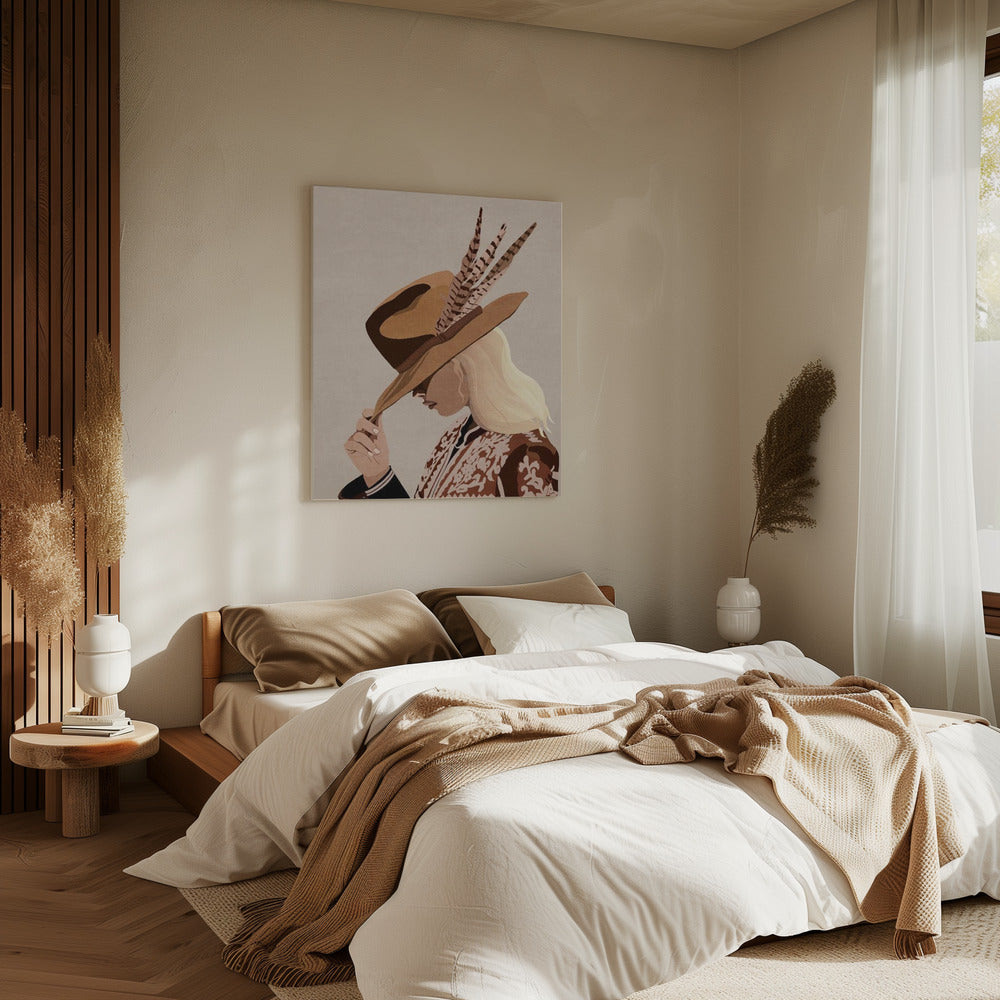 Gevederde elegantie | Canvas