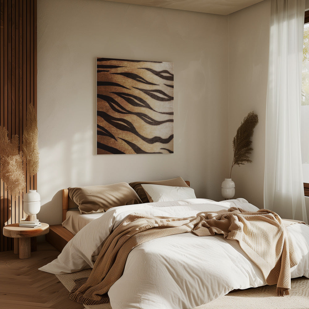 Wilde Strepen Flow | Canvas