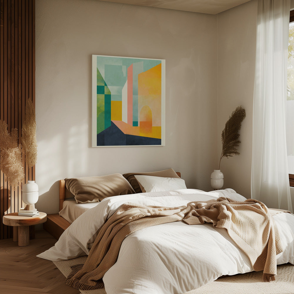Ruimtes 3 Stad | Canvas