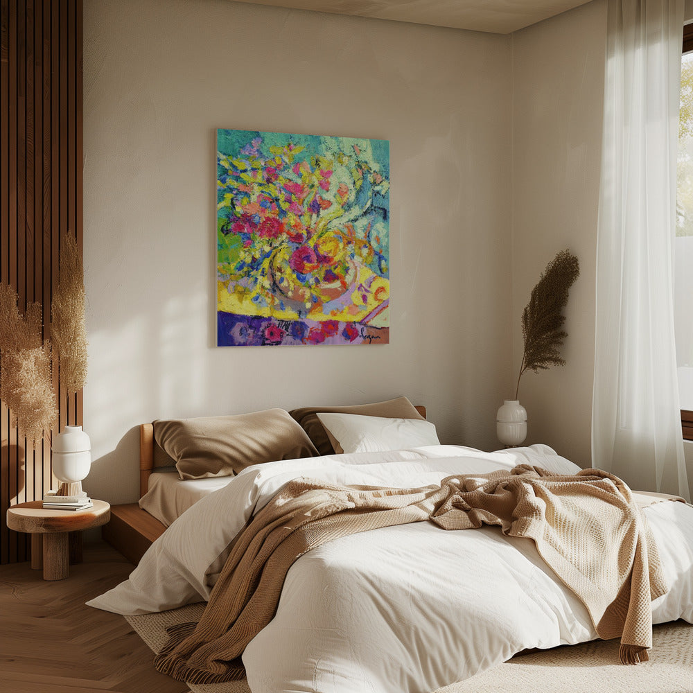 Radiant Floral Harmony | Canvas