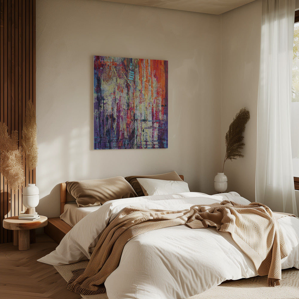 Sierlijke echo's van levendigheid | Canvas