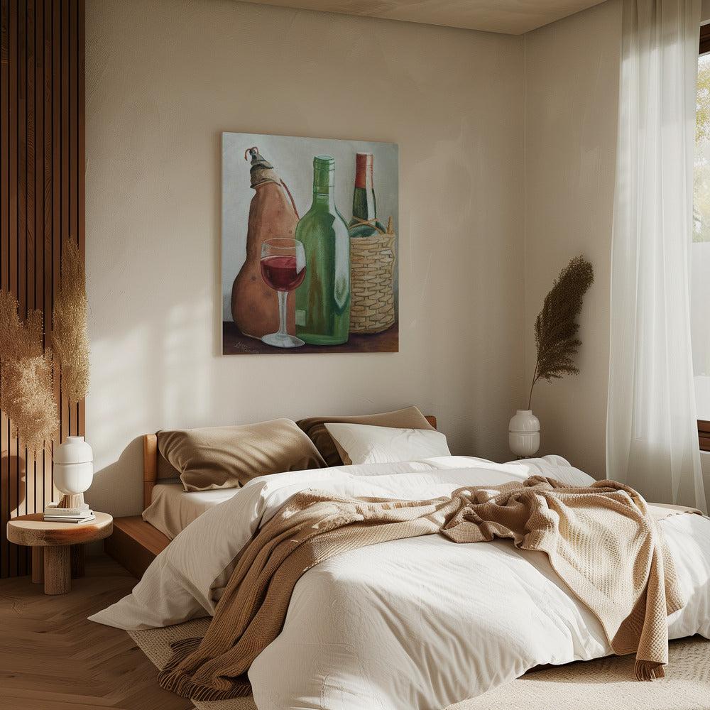 In de wijnmakerij | Canvas