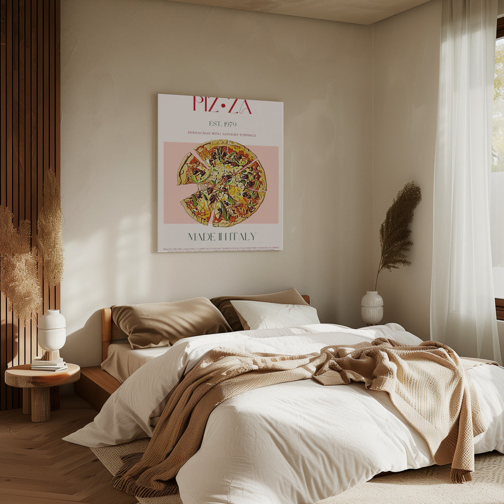 Stuk Italiaanse pizza | Canvas