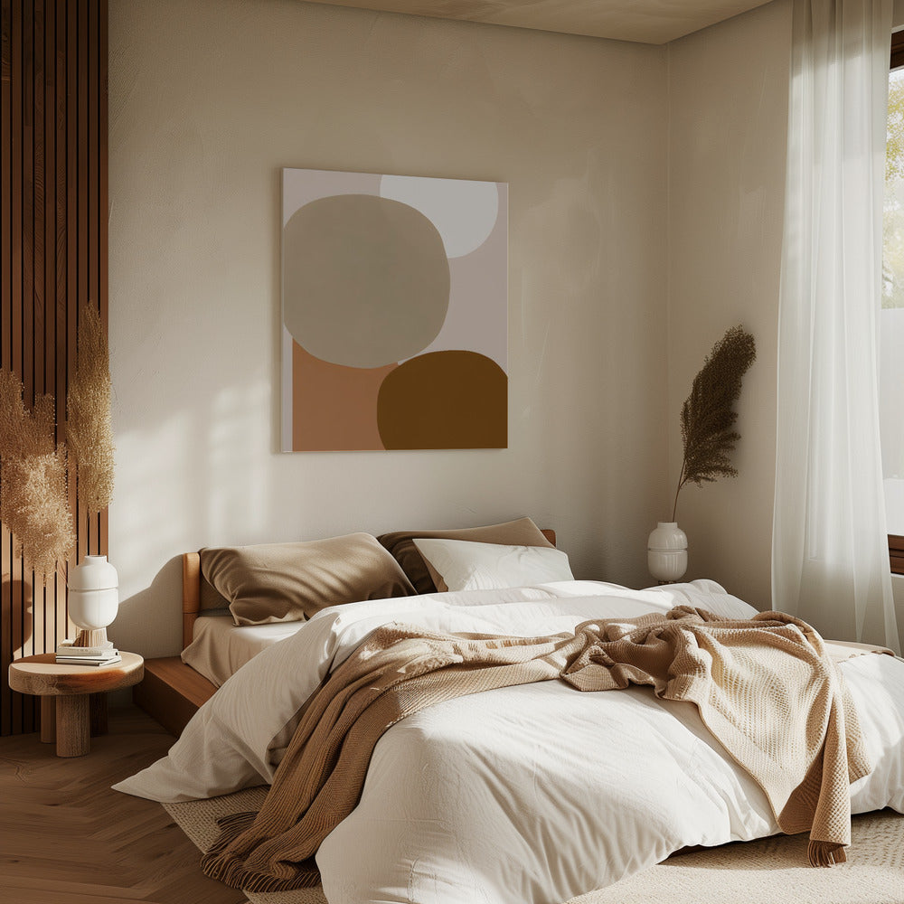 Aards minimalistisch | Canvas