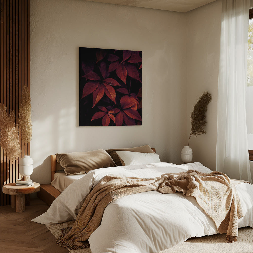 Dark Leaves 7X | Canvas