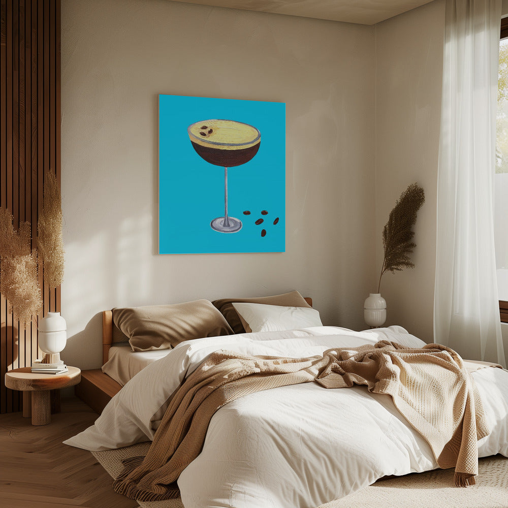 Espresso Martini Hemelsblauw | Canvas
