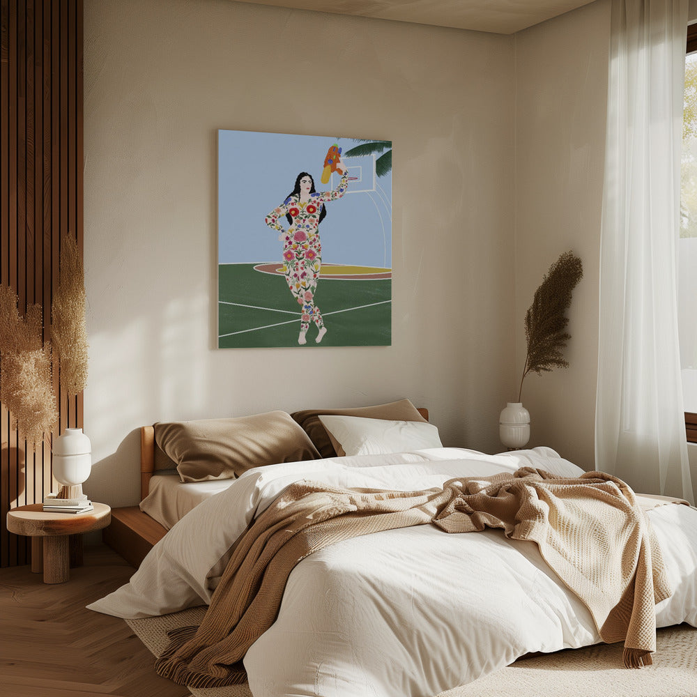 Een jonge dochter van de Hood | Canvas
