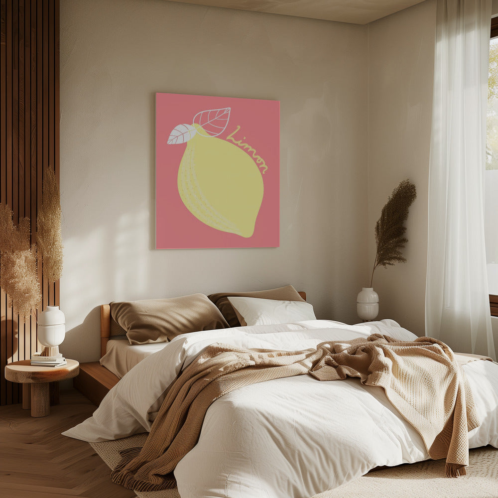Yellow Citrus Charm | Canvas
