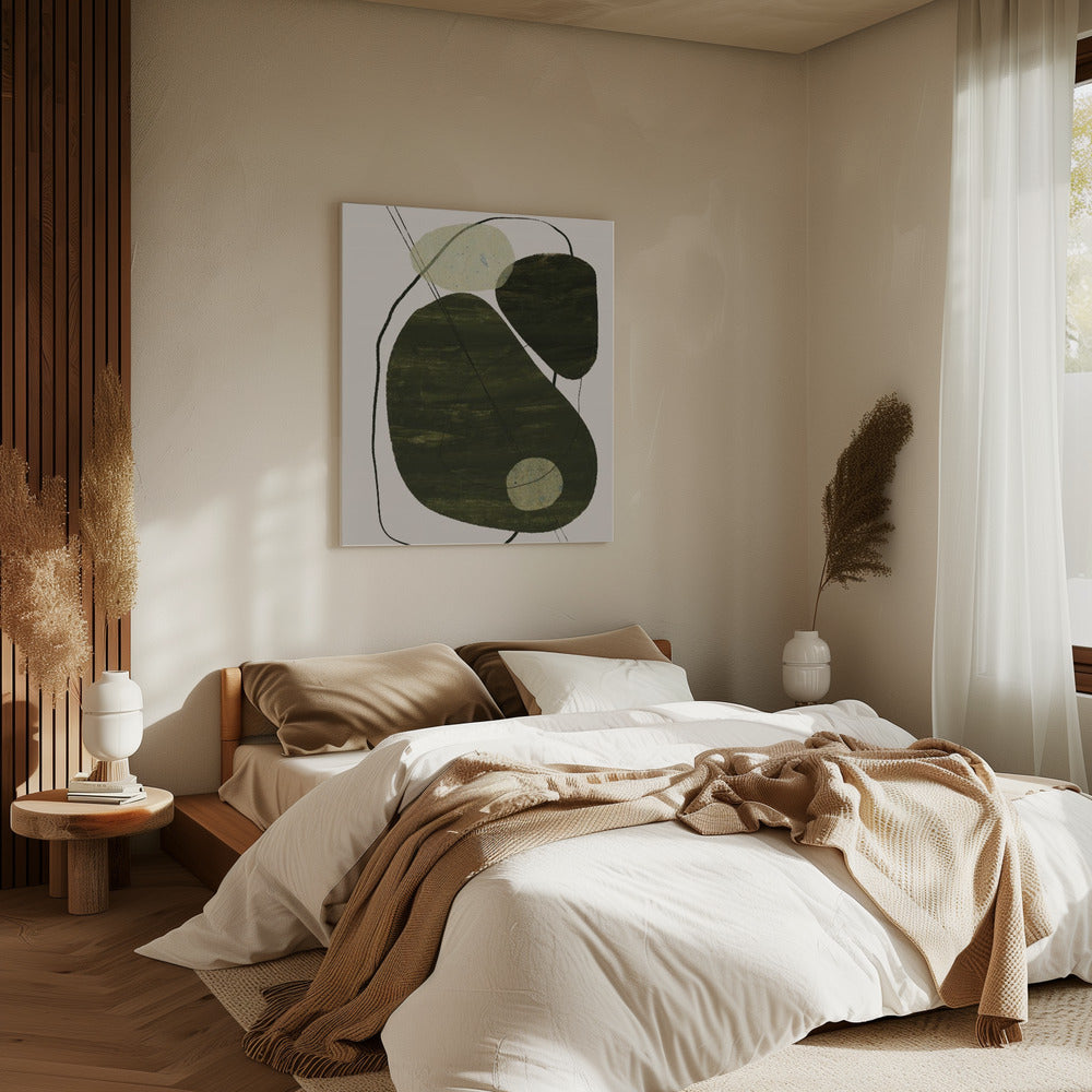 Aardse abstractie | Canvas