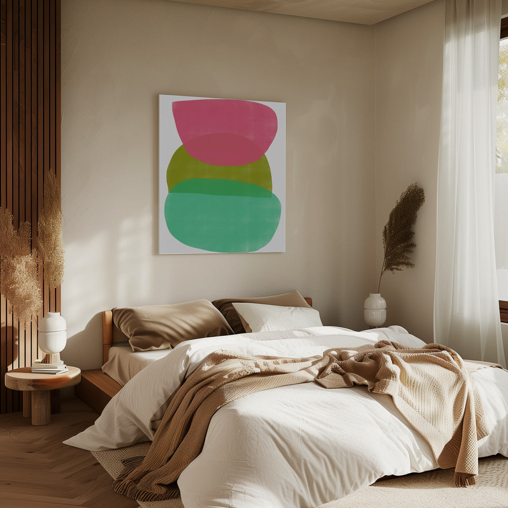 Grote vorm reliëf nr. 3 | Canvas