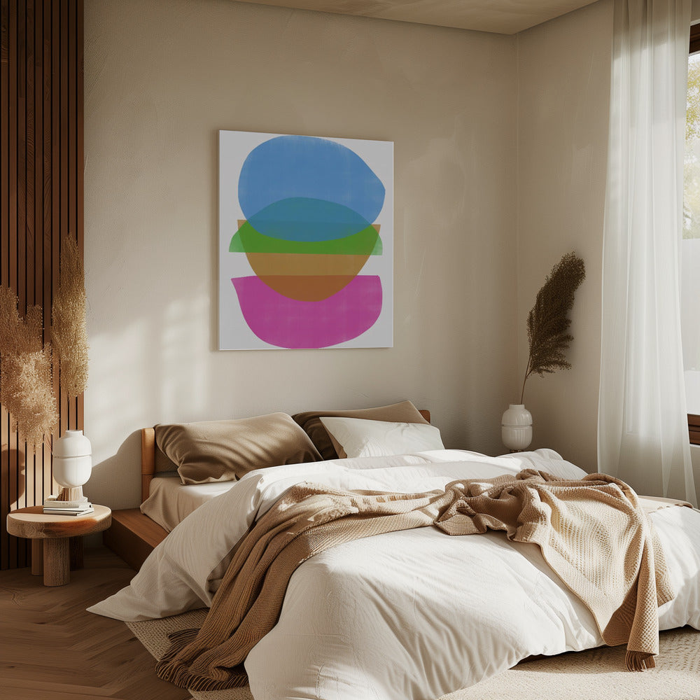 Grote vorm reliëf nr. 1 | Canvas
