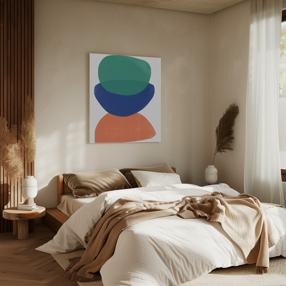 Grote vorm reliëf nr. 2 | Canvas