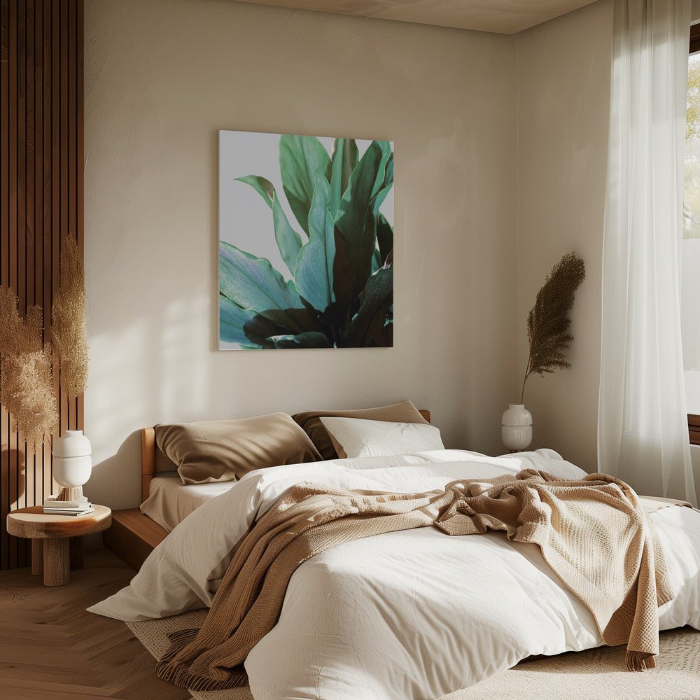Groene bladeren | Canvas