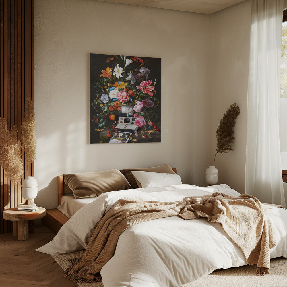 Bloemen Instant Foto | Canvas