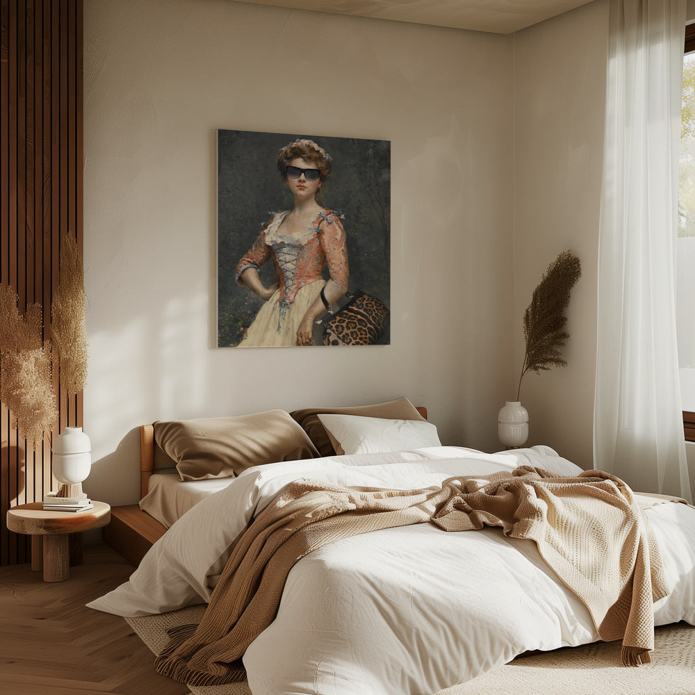 Vintage Chic Meisje | Canvas