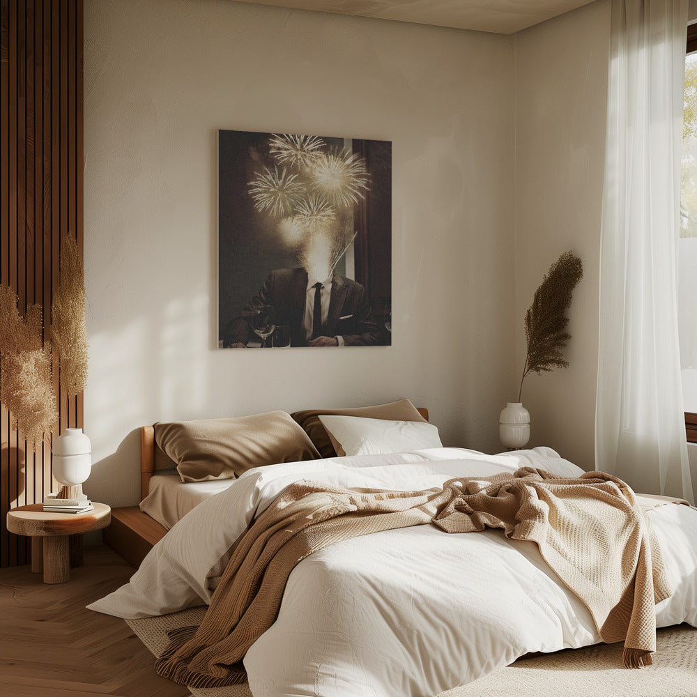 Vuurwerkhoofd | Canvas
