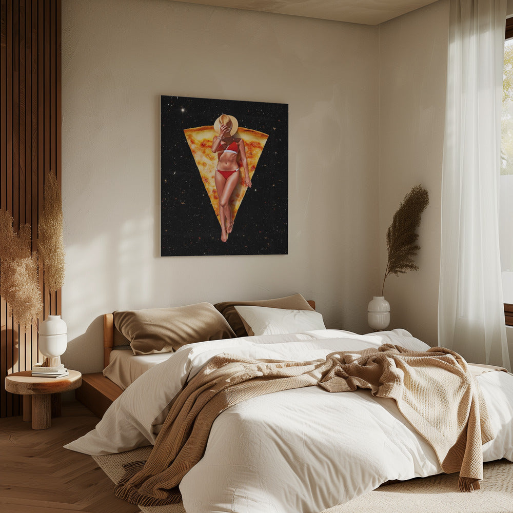Pizza Zonnebrand | Canvas
