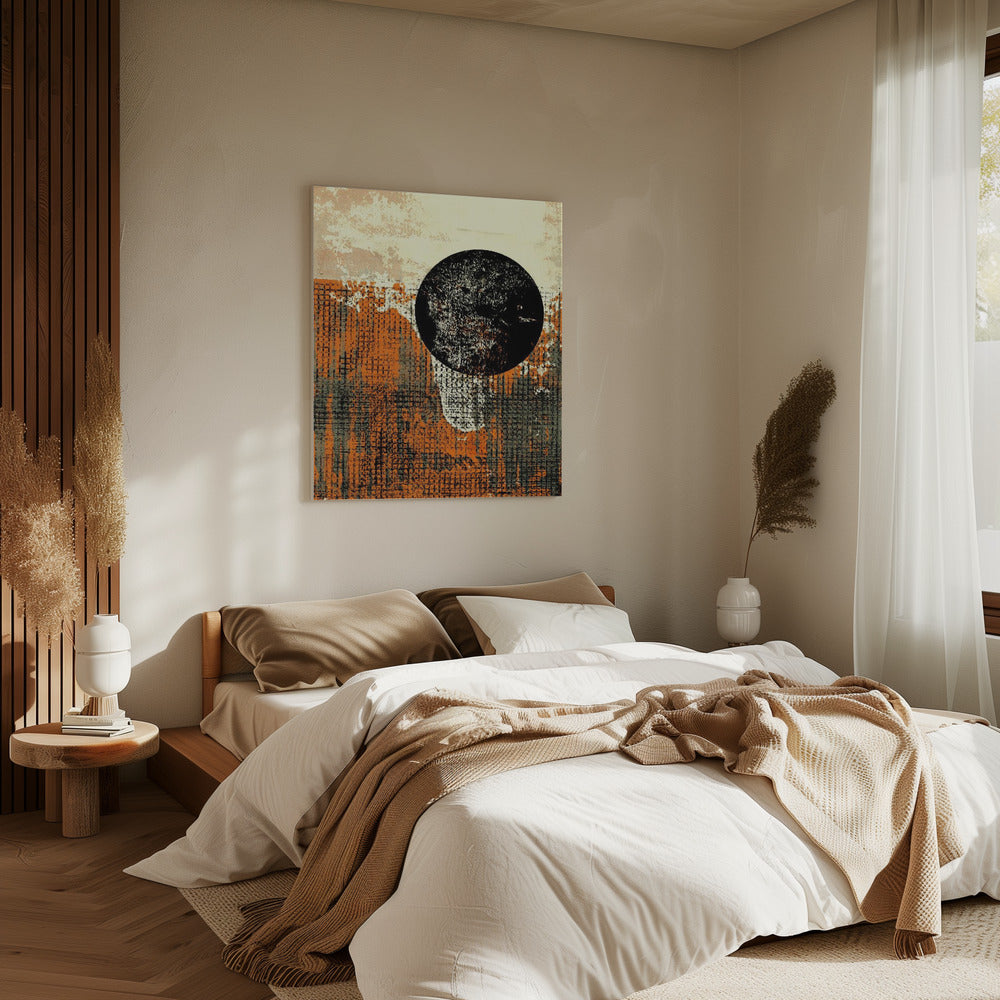 Eclipse over textuur | Canvas