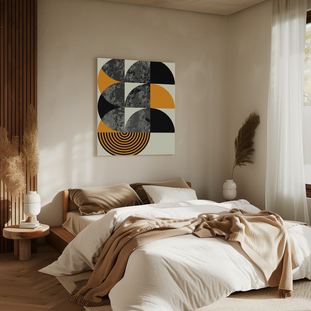 Geometrische abstractiedynamiek | Canvas