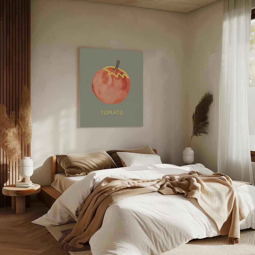 Tomato in Green | Canvas
