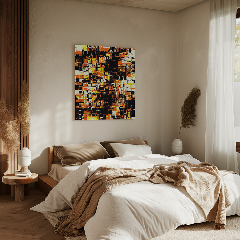 Kleurrijke geometrische blokken | Canvas