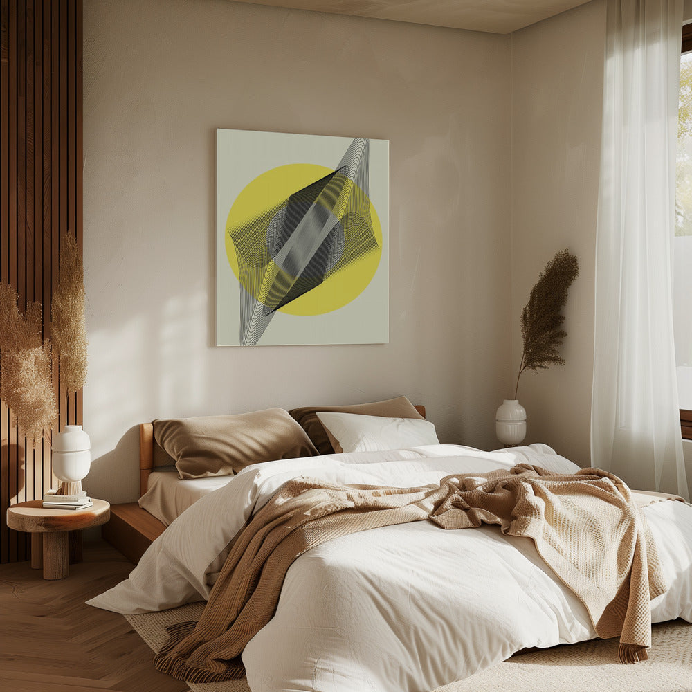 Abstract golvenlandschap | Canvas