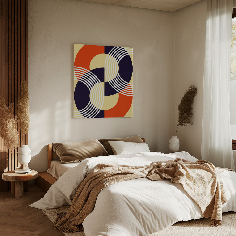 Verweven cirkels | Canvas