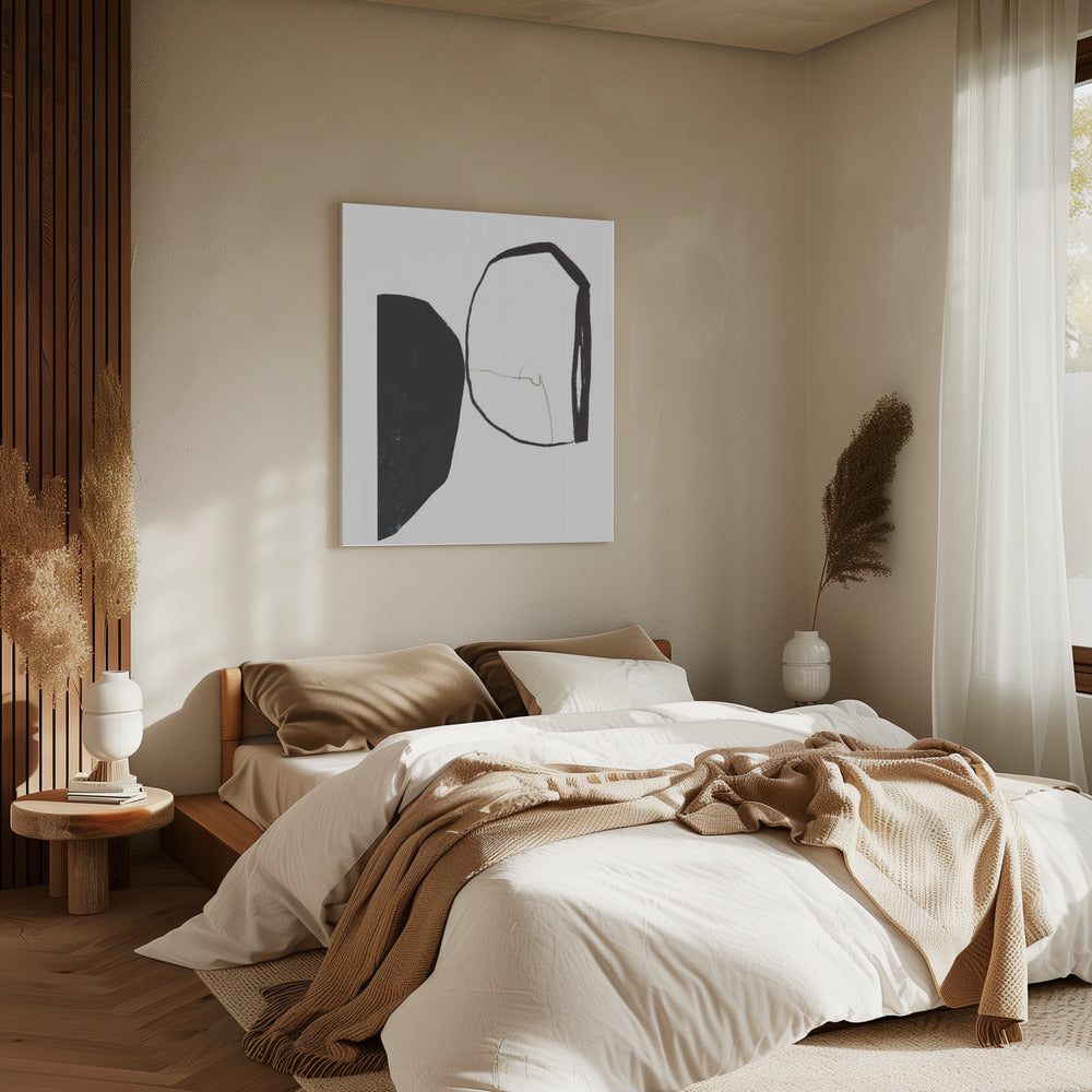 Geometric Shapes And Contrasting Colors | Canvas