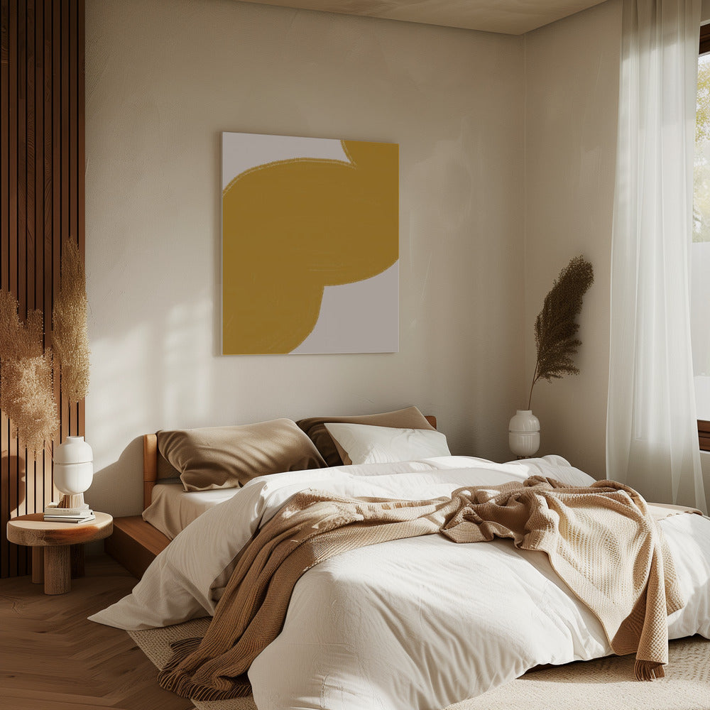 Gouden Wervelpad | Canvas