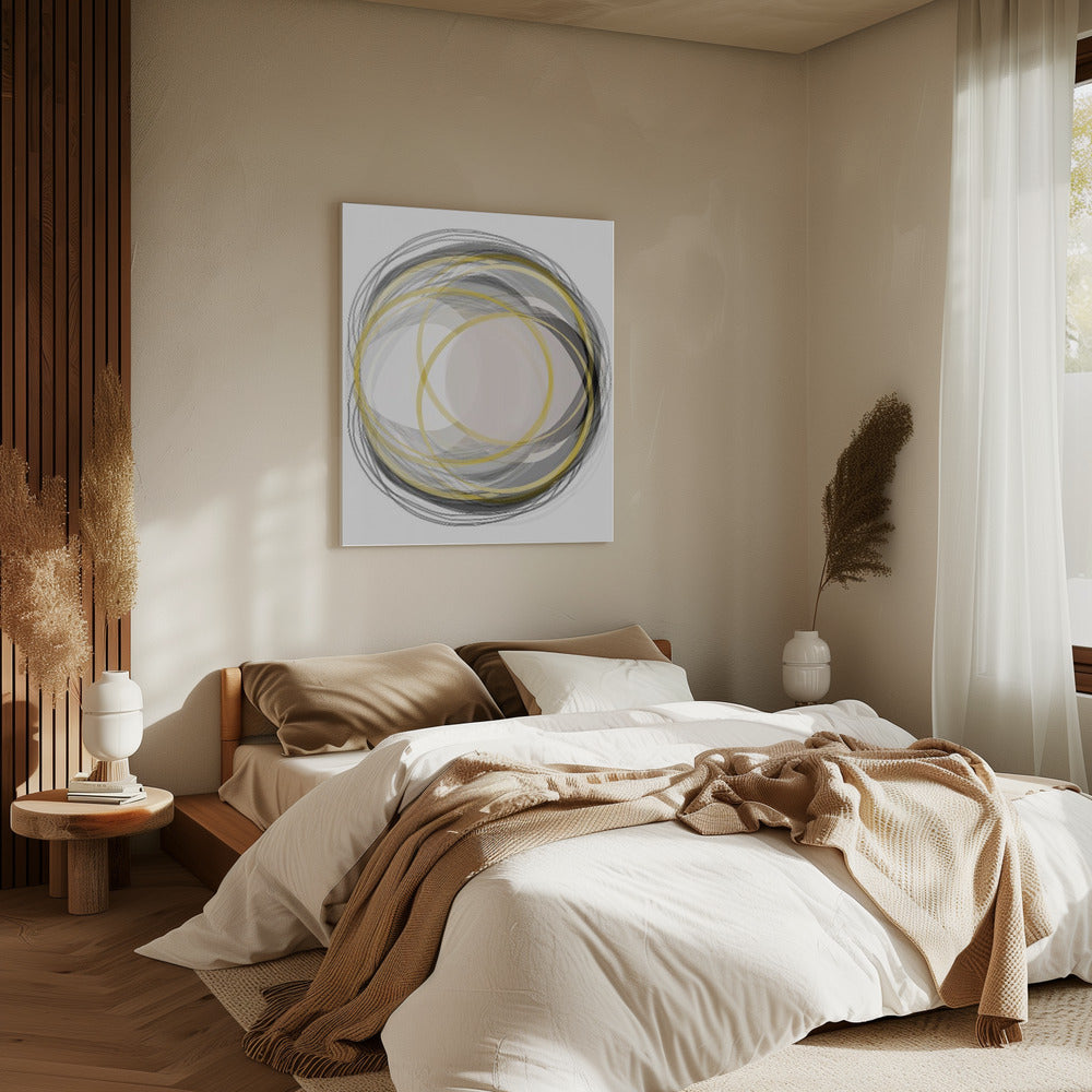 Roze Maan 2 | Canvas